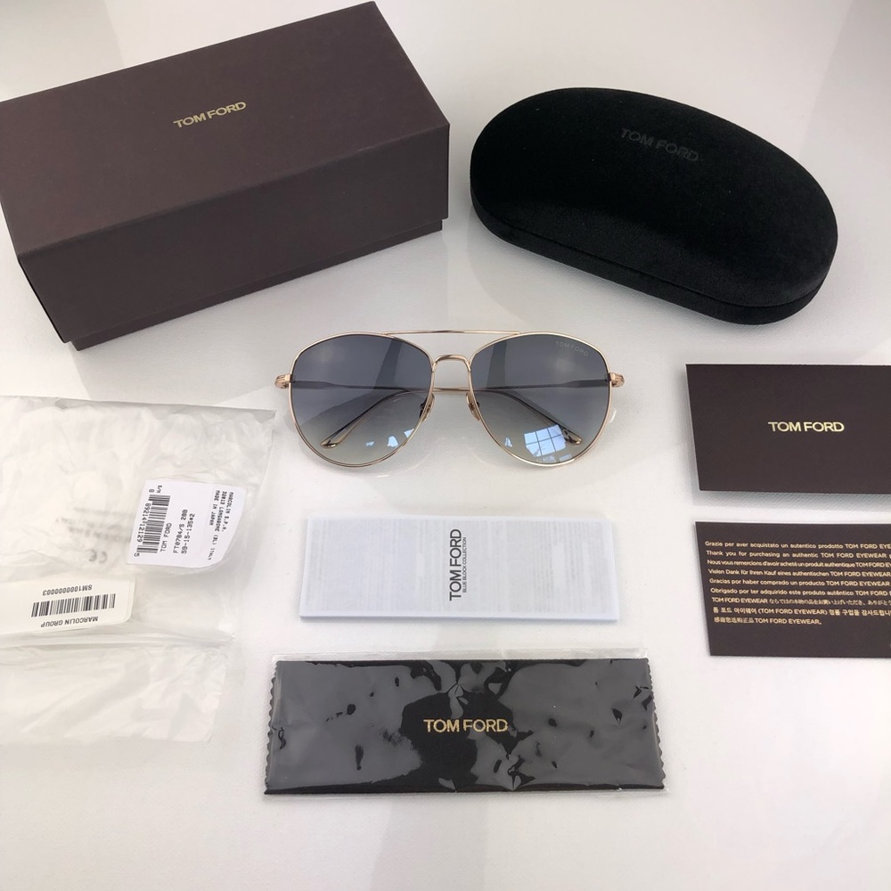 New TOM FORD Milla Aviator Sunglasses FT0784 28B - Picture 2 of 15